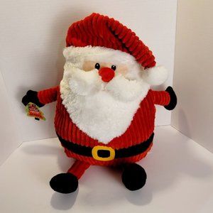 Large Plush Santa Clause Christmas Holiday Plushy NWT